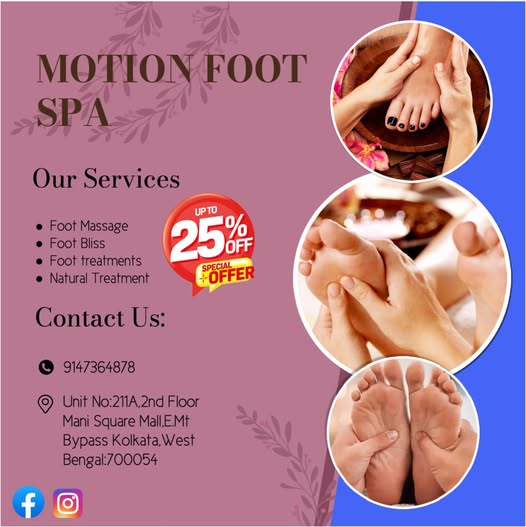 Best Foot Massage in Kolkata – Experience Relaxation at Motion Foot Spa