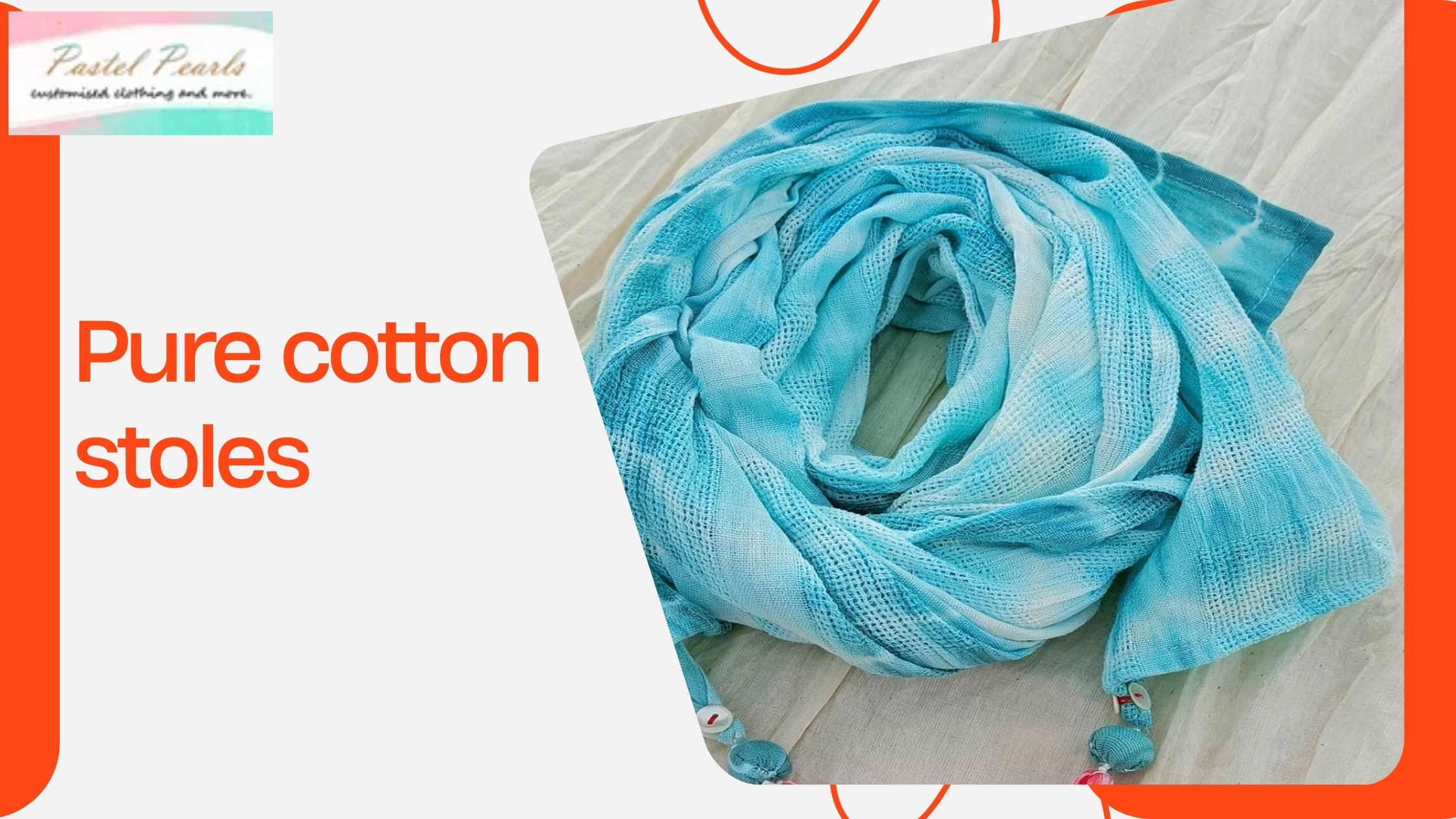 Pure Cotton Stoles: Lightweight Elegance for Every Season