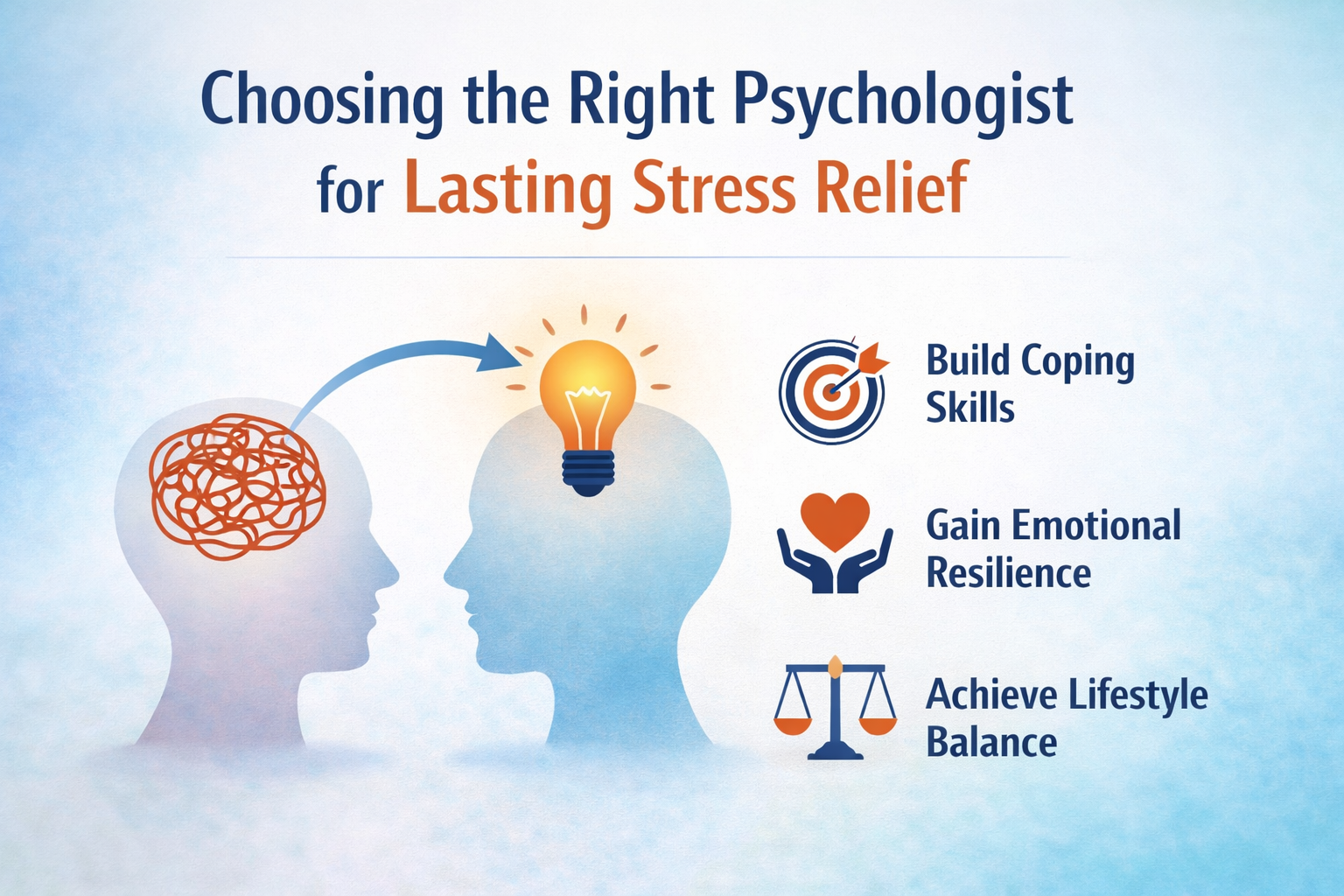 Choosing the Right Psychologist for Lasting Stress Relief